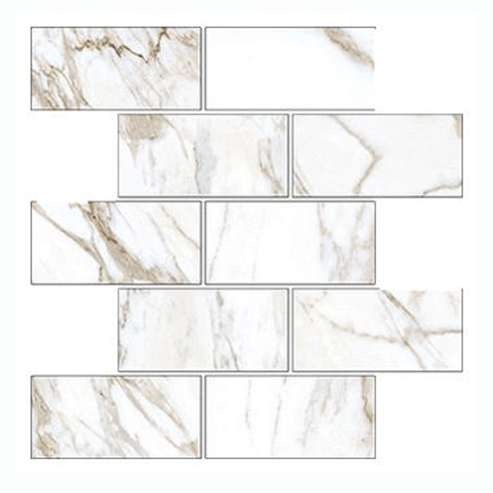 Kerranova Marble Trend Mosaica MR Calacatta 30.7x30.7