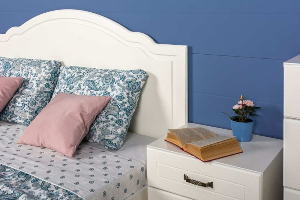 Спальня Ливерпуль вар.7 Белый/Ясень ваниль