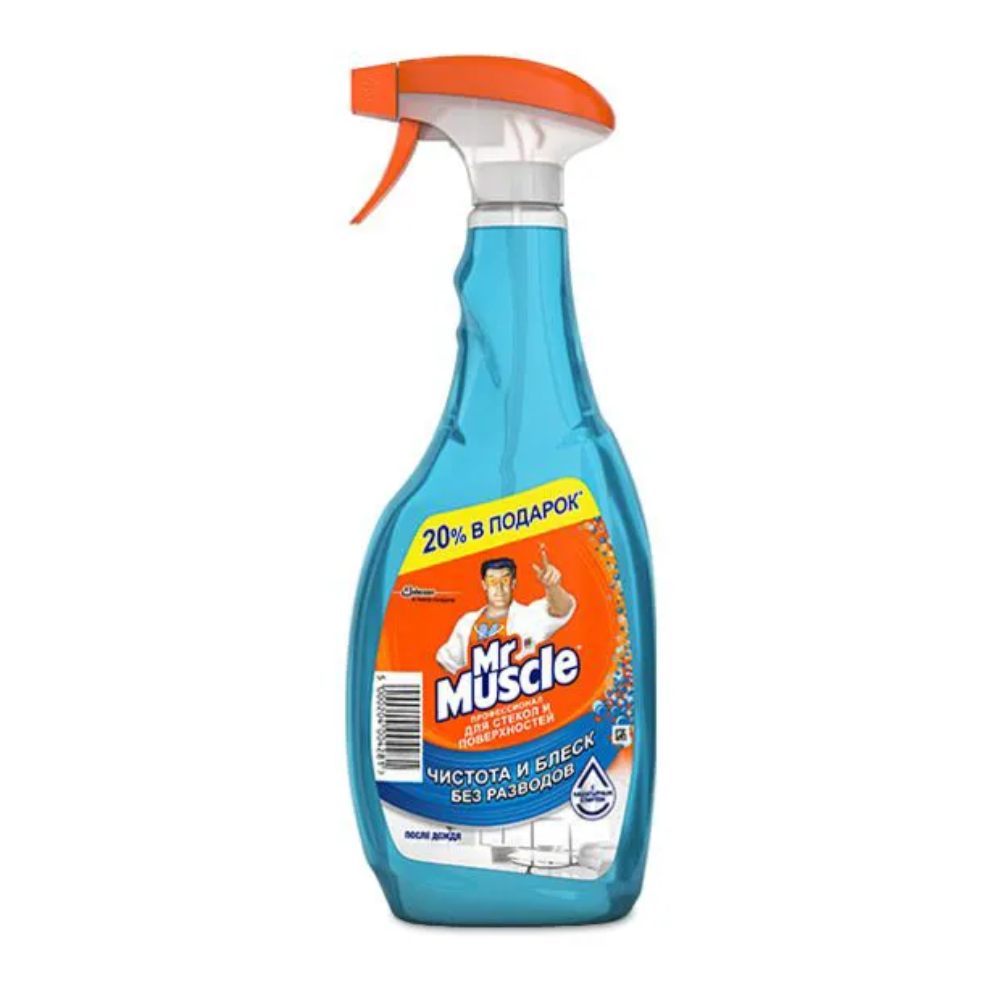 Средство для мытья стекол Mr. Muscle Эффект антипятен 530 мл