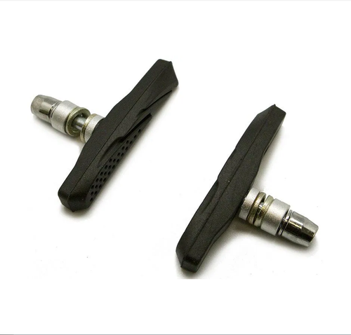 Колодки тормозные ZEIT, для V-br, 72мм, водоотводящие, резьбовые, с шайбами и гайками, смещенный центр, комплект -2шт., черные (25)