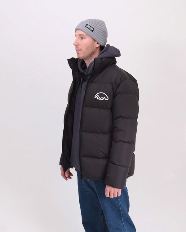 Пуховик Downjacket Logo Черная - фото 2