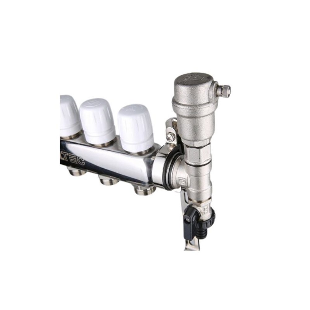 Коллекторная группа Valtec 1" евроконус 3/4" на 10 выходов