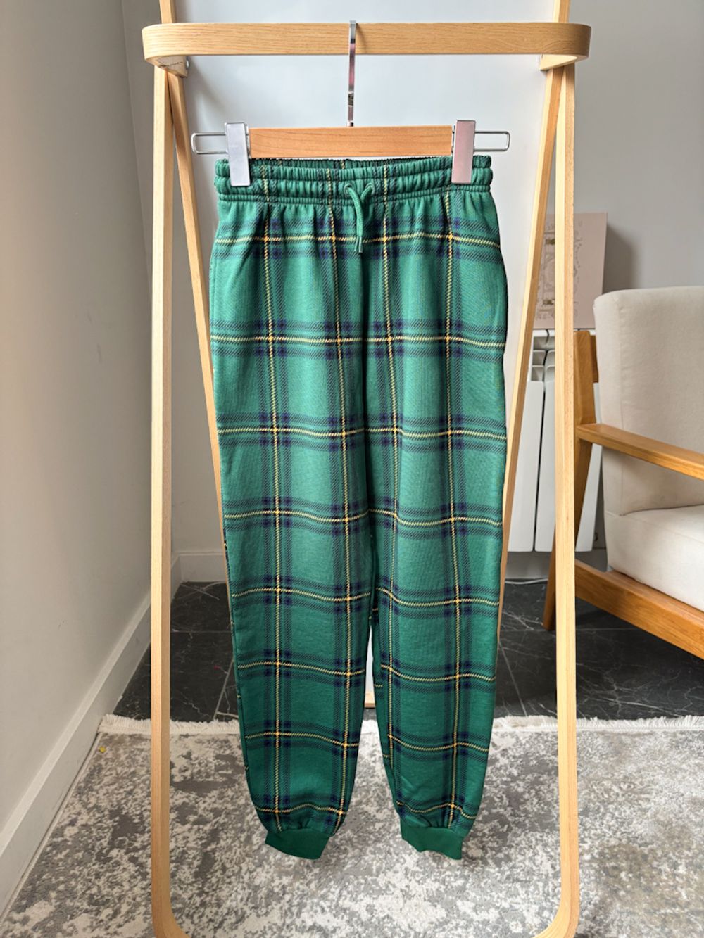 Новые хлопковые брюки Mini Rodini, 140