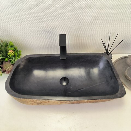 Раковина из речного камня RS-63605 (71*35*16) 0124