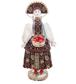 RK-967 Кукла на подставке «Ягодница»