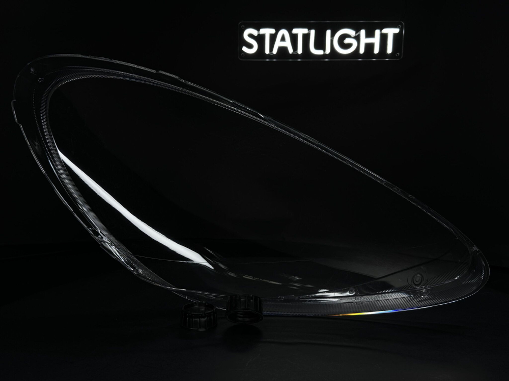 Левое стекло фары Porsche Cayenne II 958 2010-2014