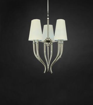 replica  Brunilde Chandelier 3 lamps (white)