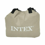 INTEX Кровать надувная флок Твин, 99х191х42см, с высоким подголовником, встр.электронасос, 64122NP