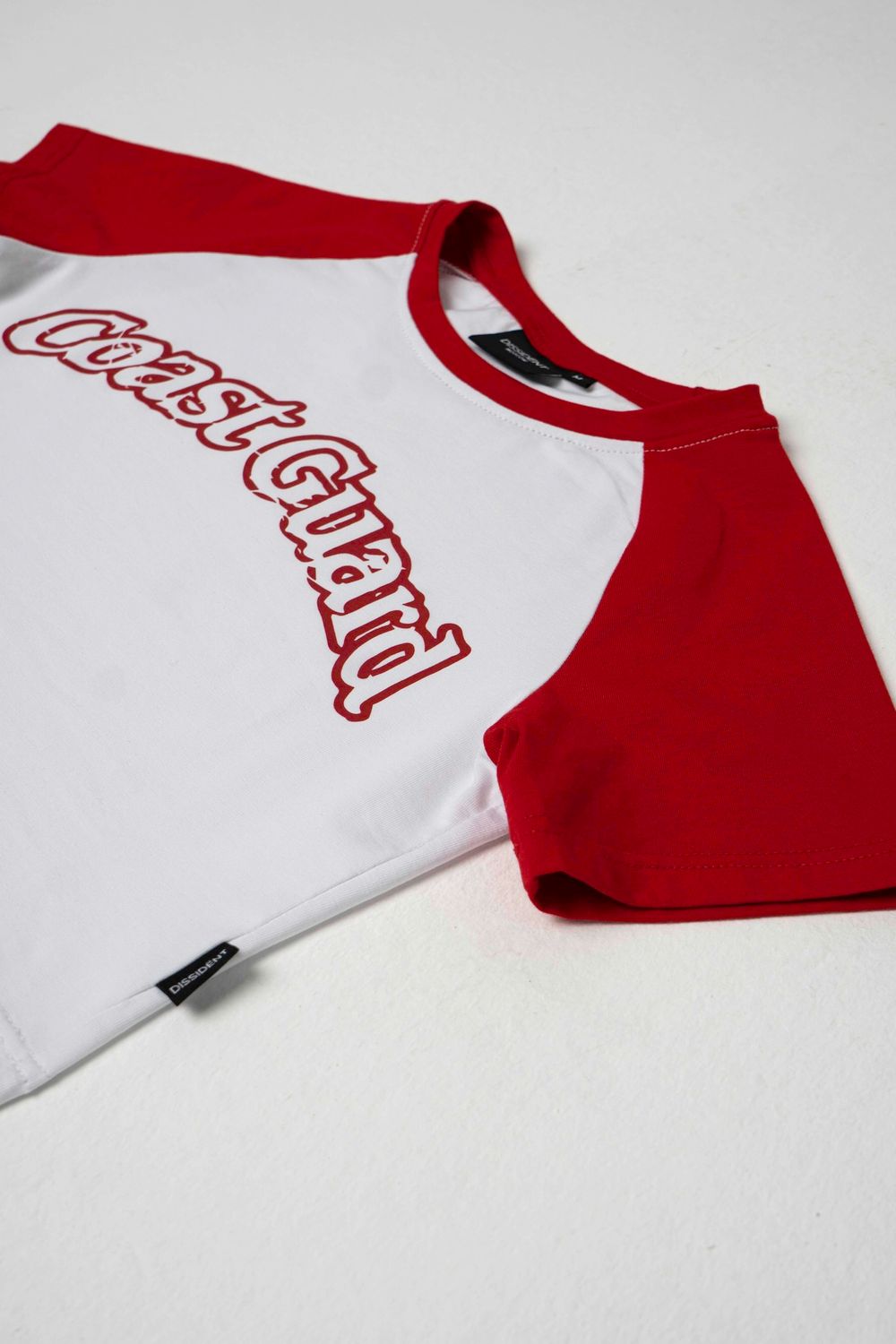 Топ-кроп "Coast Guard" Красный