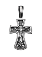 Крест из серебра/Чернение