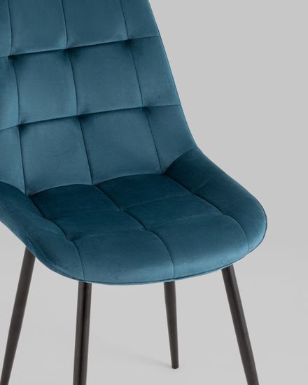 Стул Флекс New велюр сине-зеленый 4 шт.