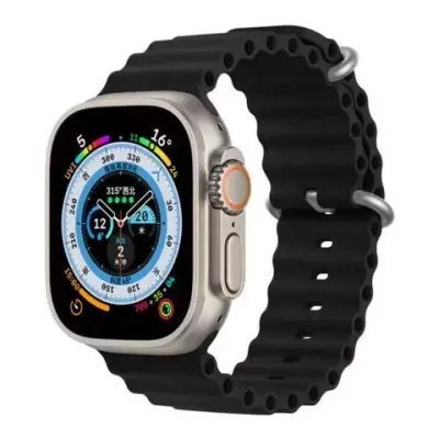 Ремешок Ocean Band для Apple Watch 42mm/44mm/45mm/49mm Black