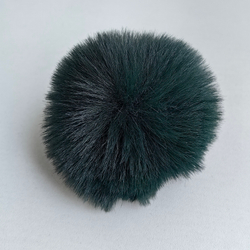 Помпон из искусственного меха "Малахит" d=7 см