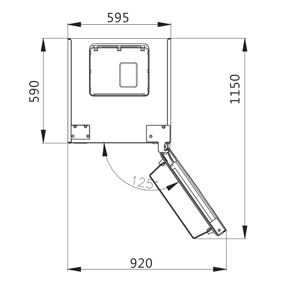 Холодильник Korting KNFC 62029 GN