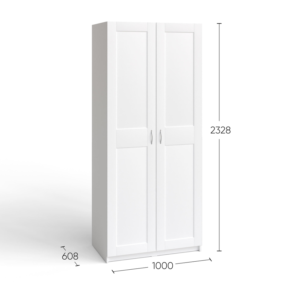 Стеллаж МАКС 100х58х233 белый