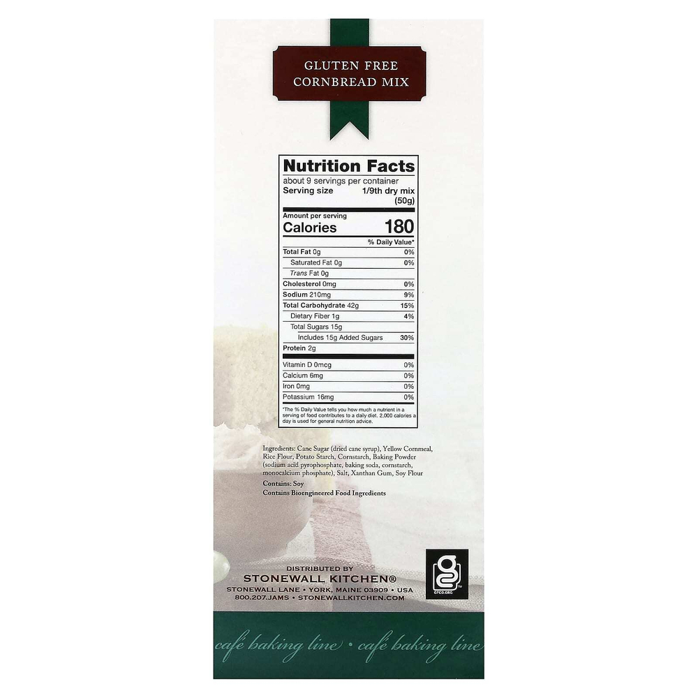 Stonewall Kitchen, смесь для кукурузного хлеба, без глютена, 453,6 г (16 унций)