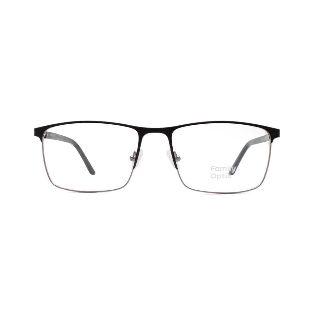 Оправа прямоугольная Family Optic MM4041 C3 серебряная с черным
