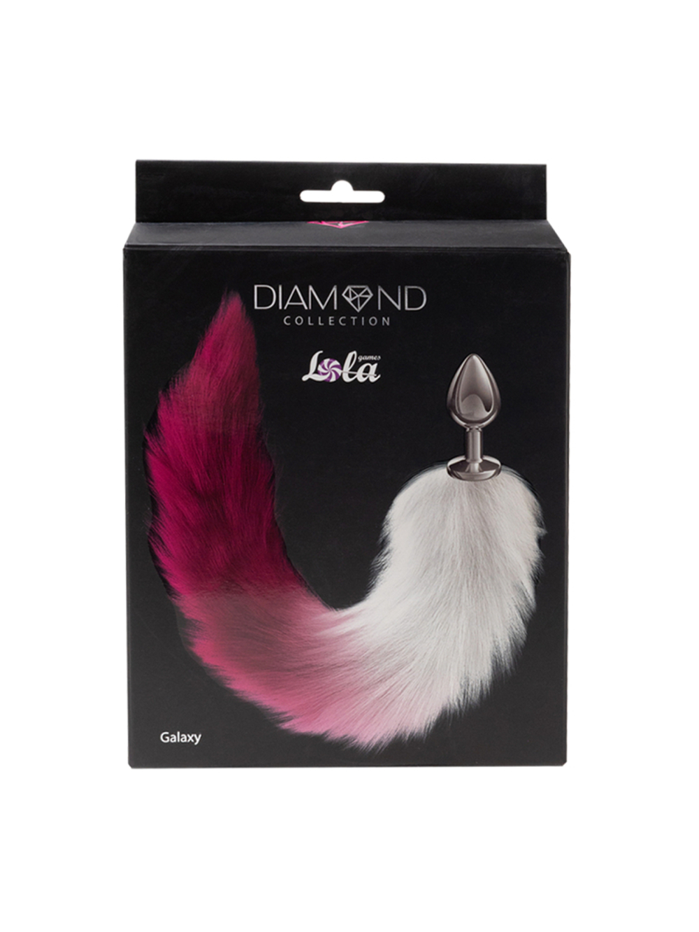 Diamond Galaxy Pink - Анальная Пробка с Хвостом