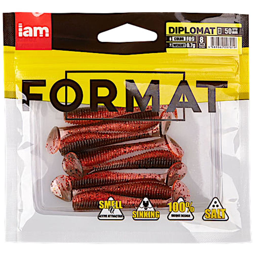 Мягкая приманка IAM Format Diplomat 100мм 6.0г -