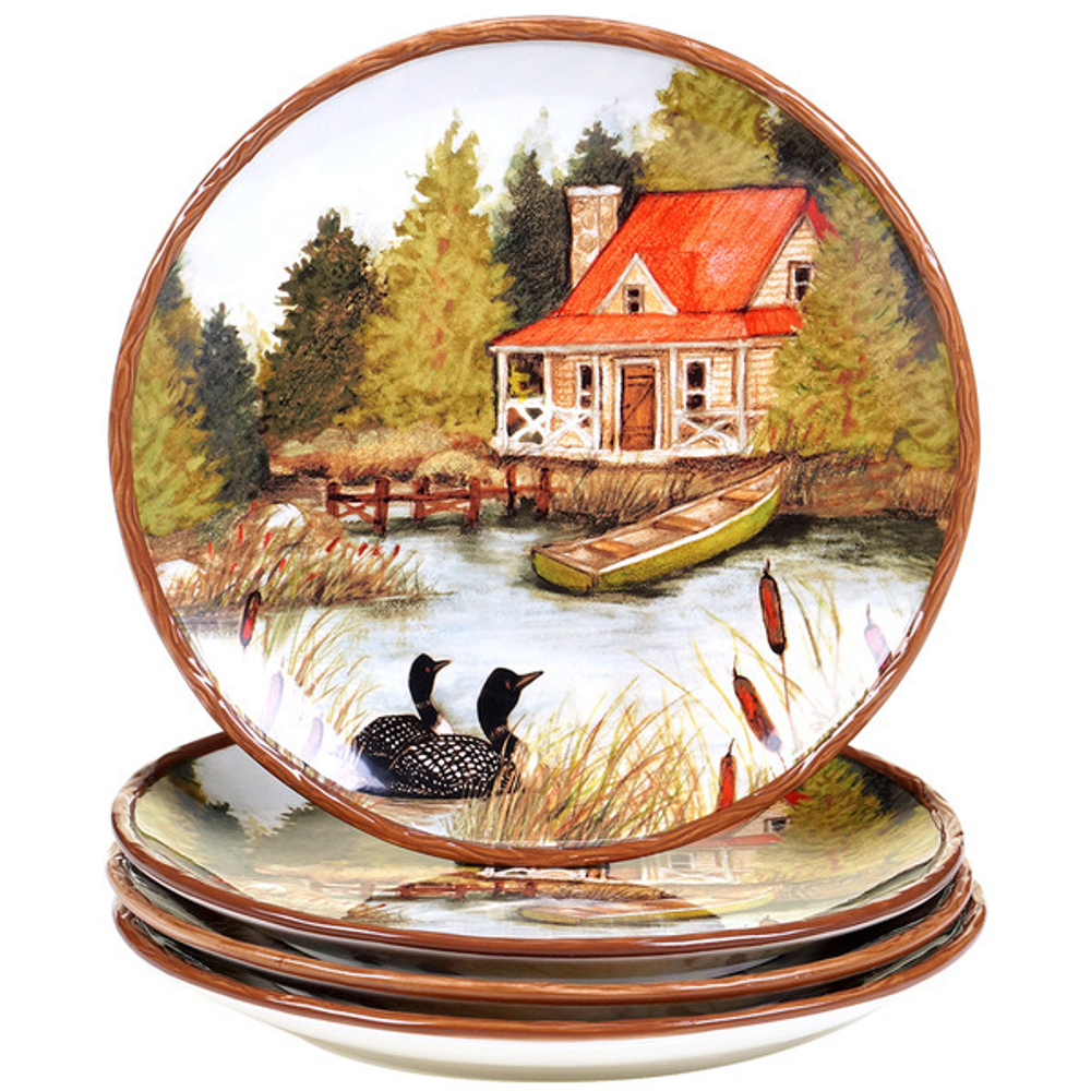 Тарелка обеденная Certified Int. Жизнь у озера 27см