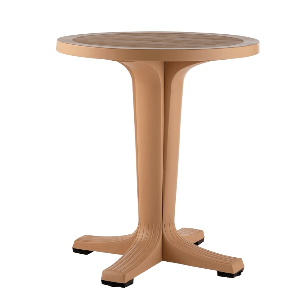 Стол "Прованс" круглый D=65 см, цвет бежевый