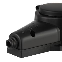 Колодка ЭРА KX-1e-B-IP44 каучуковая с заземлением 1 розетка 16A IP44 черная | Электротовары
