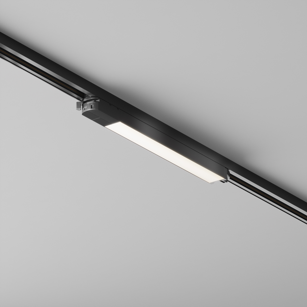Трековый однофазный светодиодный светильник Maytoni Unity BASIS TR000-1-12W4K-B