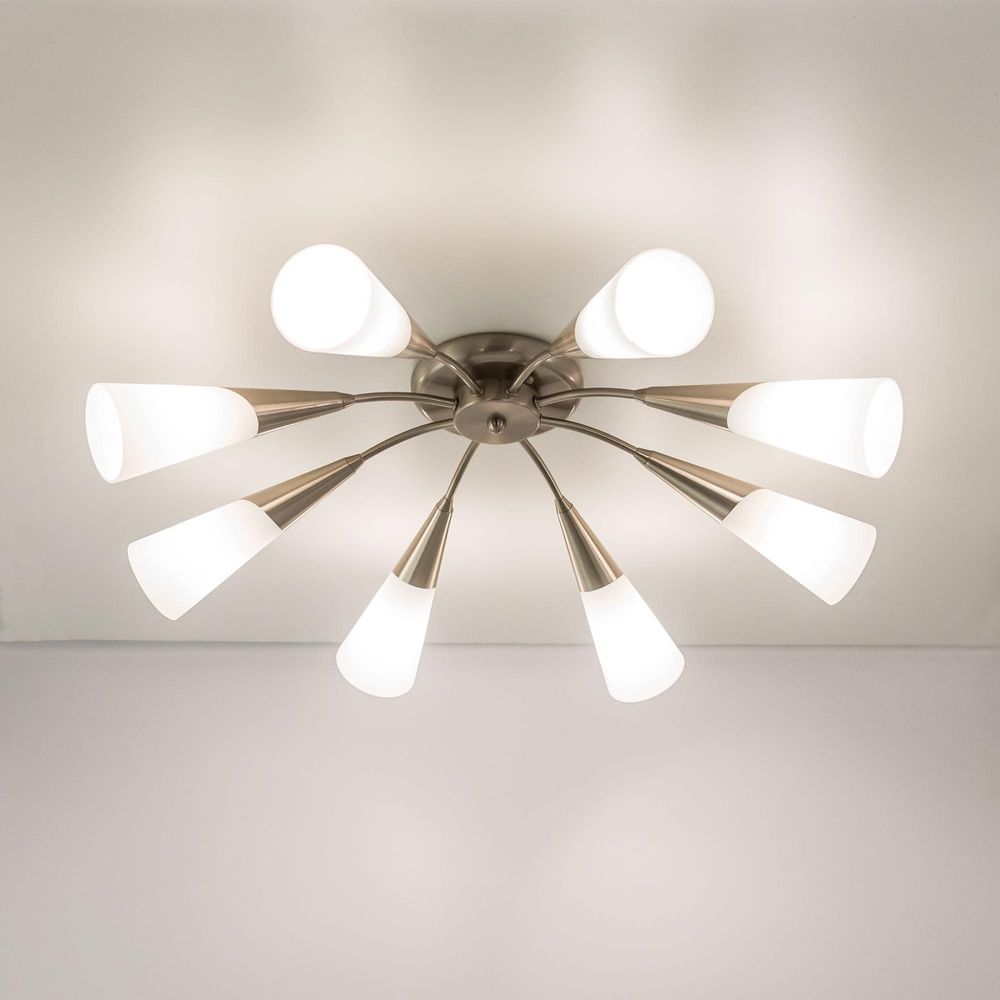 Citilux Фокус CL103181 Люстра потолочная Матовый Хром