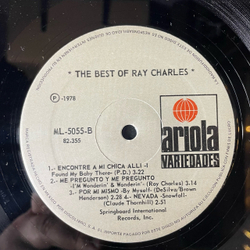 Винтажная виниловая пластинка LP Ray Charles The Best Of (Мексика 1974)