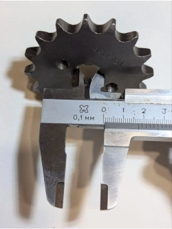 Звезда ведущая для питбайка, мопеда (428-16Т) 17мм сталь