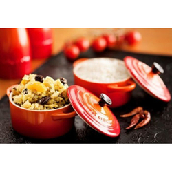 Кокотница 0.25л Le Creuset оранжевая Франция вид