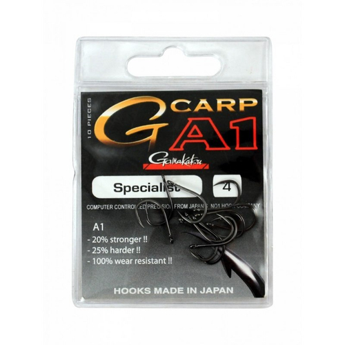 Крючок GAMAKATSU G-CARP A1 SPECIALIST X PTFE KP №08