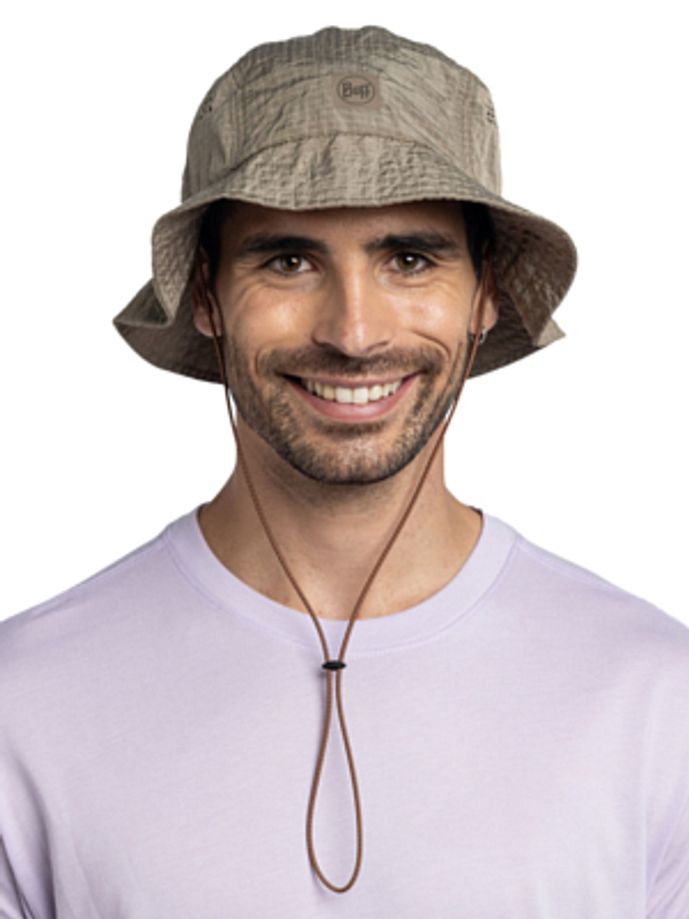 Панама Buff Go Bucket Hat Solid Tundra Khaki