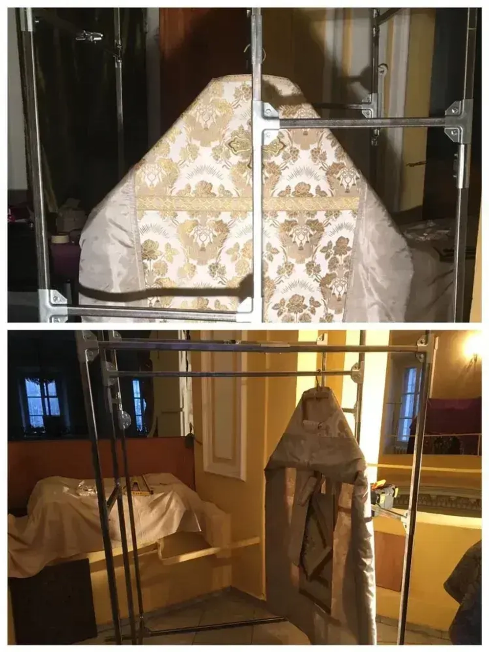 Крепеж для теплиц 20х20мм Т-образный для труб краб-система, подходит для стеллажа, 4 пары- толщина металла 1.2мм