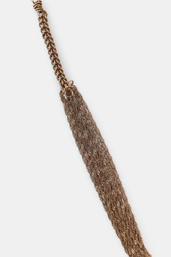 ZARA ДЛИННОЕ ДВОЙНОЕ ЦЕПНОЕ ОЖЕРЕЛЬЕ, ЗОЛОТИСТЫЙ