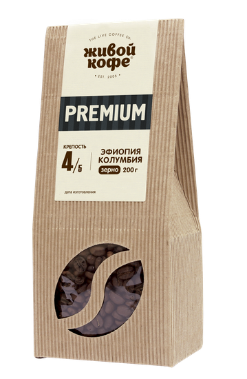 Живой Кофе Эспрессо Премиум / Espresso Premium 200 г