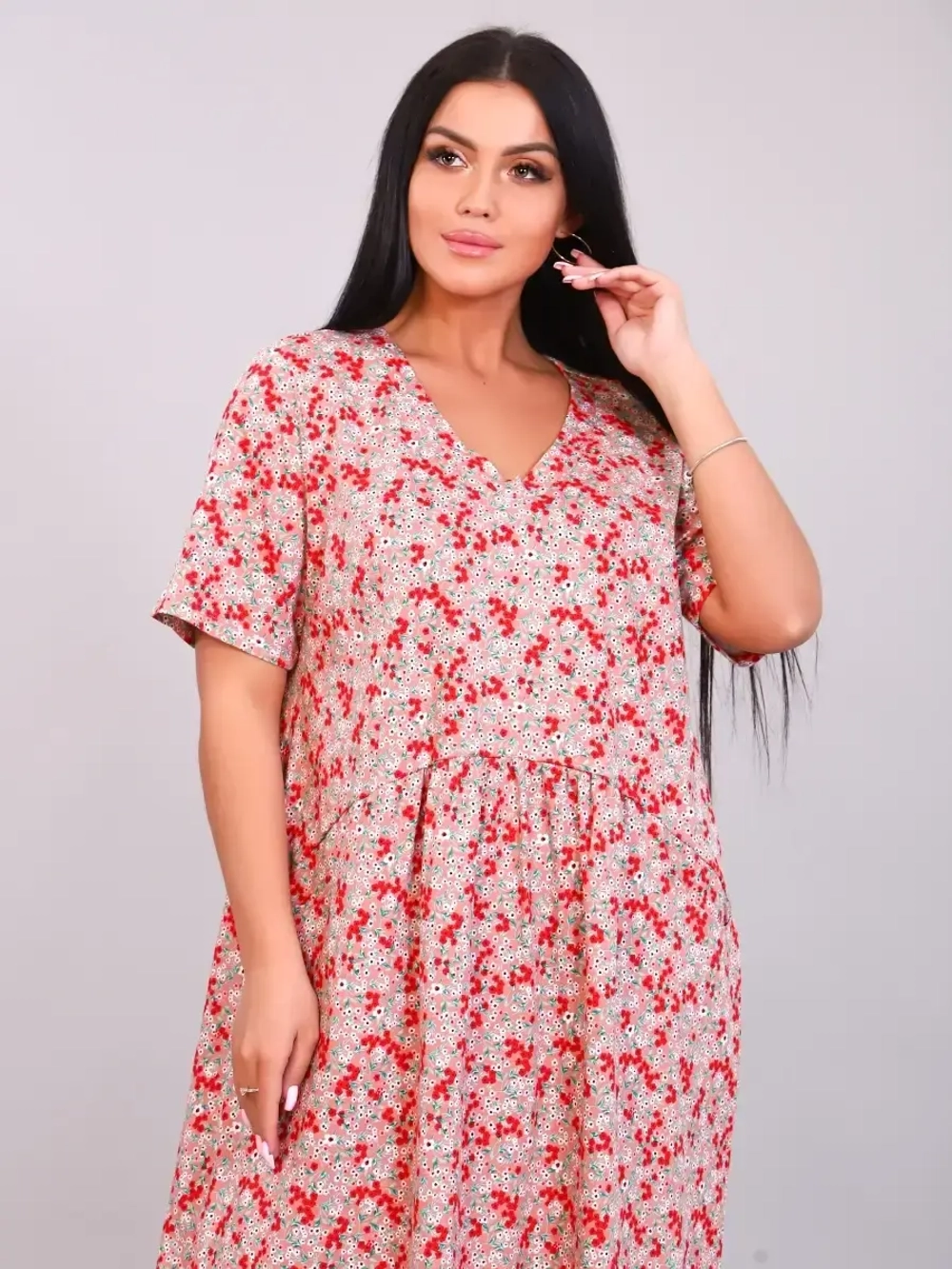 Платье бохо большие размеры