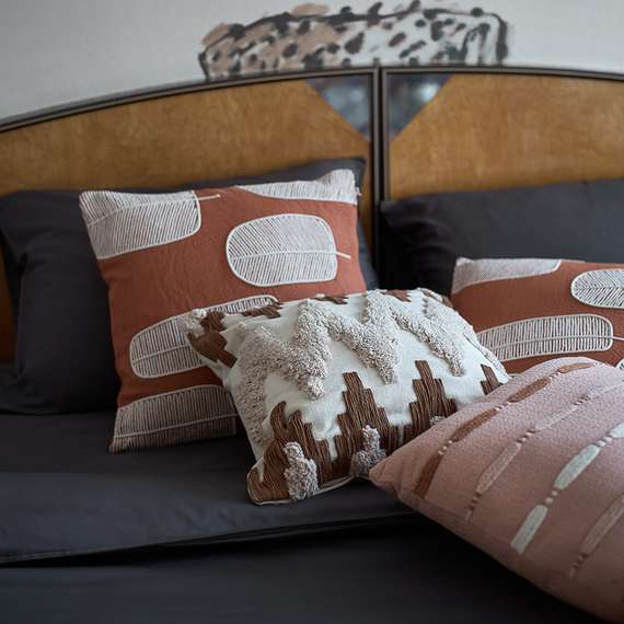 Подушка декоративная feather sketch из коллекции ethnic, 45х45 см