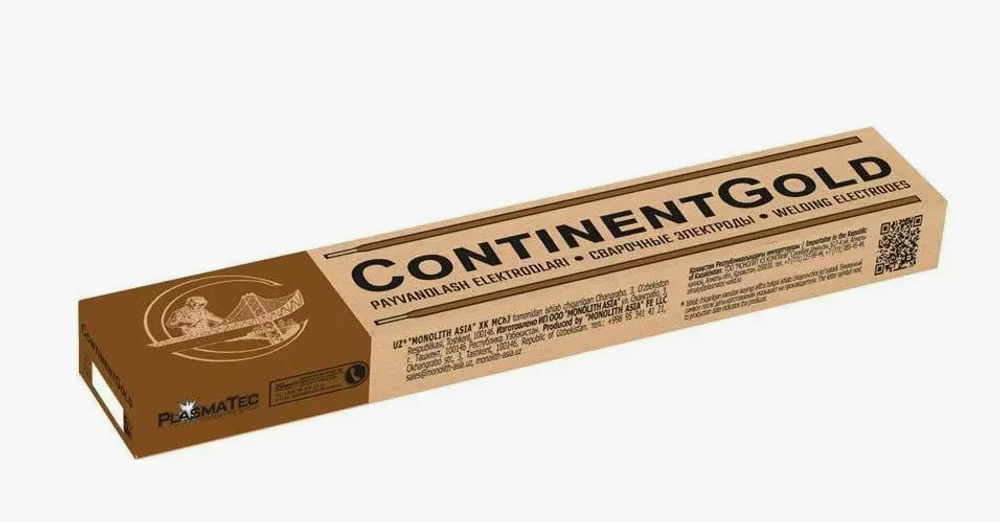 Электроды сварочные МР-3 (Gold) TM CONTINENTGOLD д 5 мм: уп 5 кг