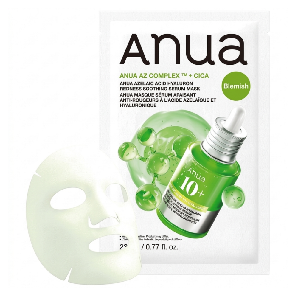 Anua Azelaic Acid Hyaluron Redness Soothing Serum Mask 1шт