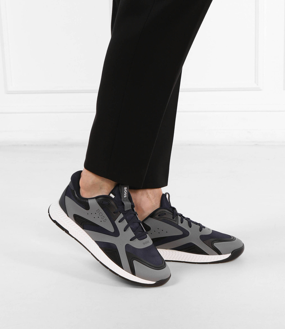 Кроссовки Titanium_Runn_thm BOSS BLACK - серый(50493215)