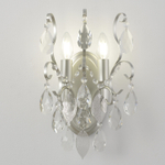 Бра Crystal Lux ESMIRALDA AP2 SILVER