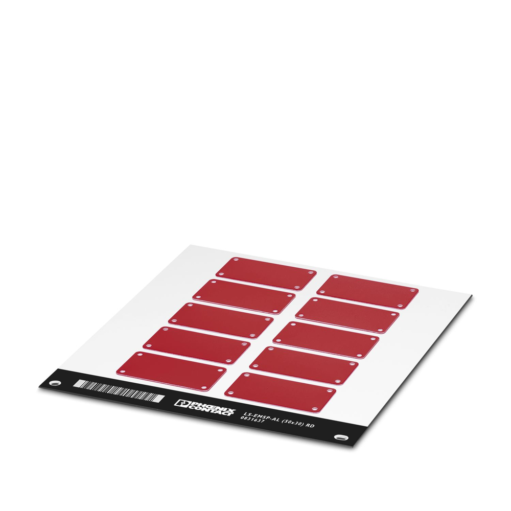 0831637 - LS-EMSP-AL (50X30) RD - Маркеры для устройств