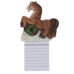 GAEM Магнит "Лошадка" с блокнотом, L6 W1,5 H11 см, 2в.