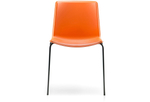 Стул пластиковый Pedrali Tweet, оранжевый