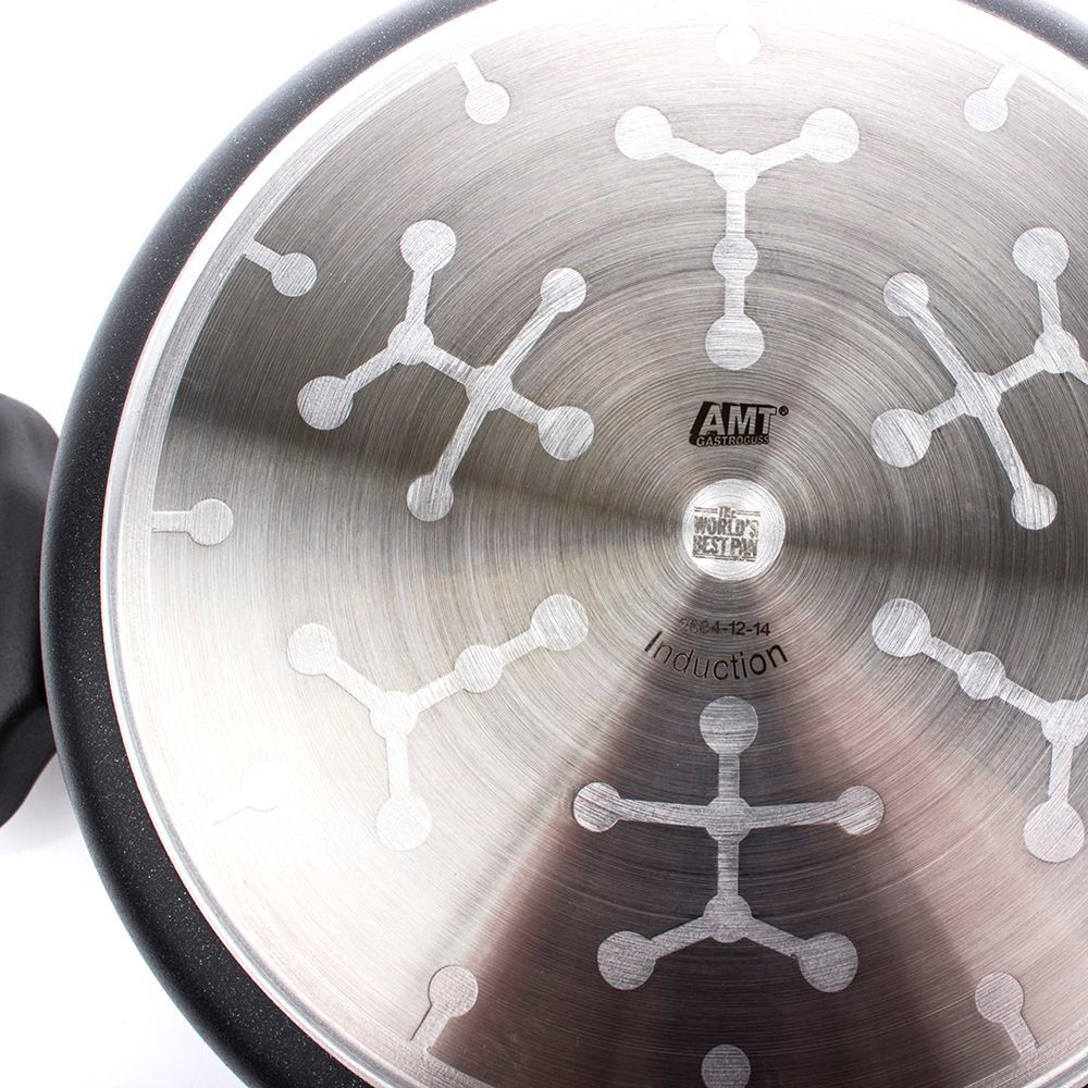 Кастрюля 3л AMT Gastroguss Frying Pans Titan Германия дно