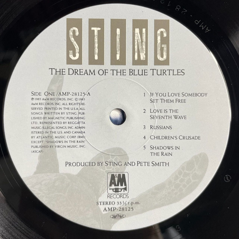 Винтажная виниловая пластинка LP Sting The Dream Of The Blue Turtles (Japan 1985) (Obi) Consider Me Gone