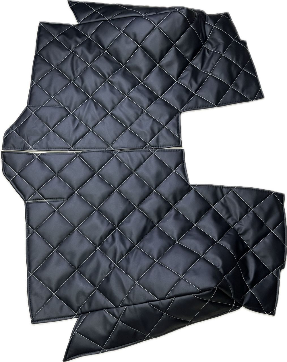 Коврики (утеплитель) под сиденья УАЗ 452 Буханка (белая нить ромб)