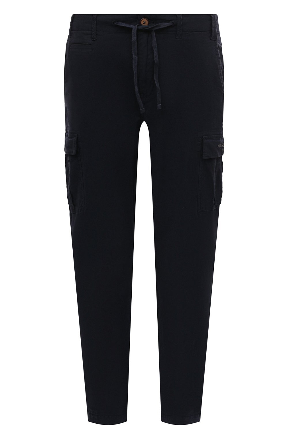 Брюки карго муж. AERONAUTICA 1583 синий затяжка на поясе