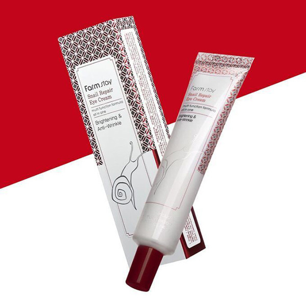 Крем для глаз с муцином улитки FarmStay Snail Repair Eye Cream 40мл